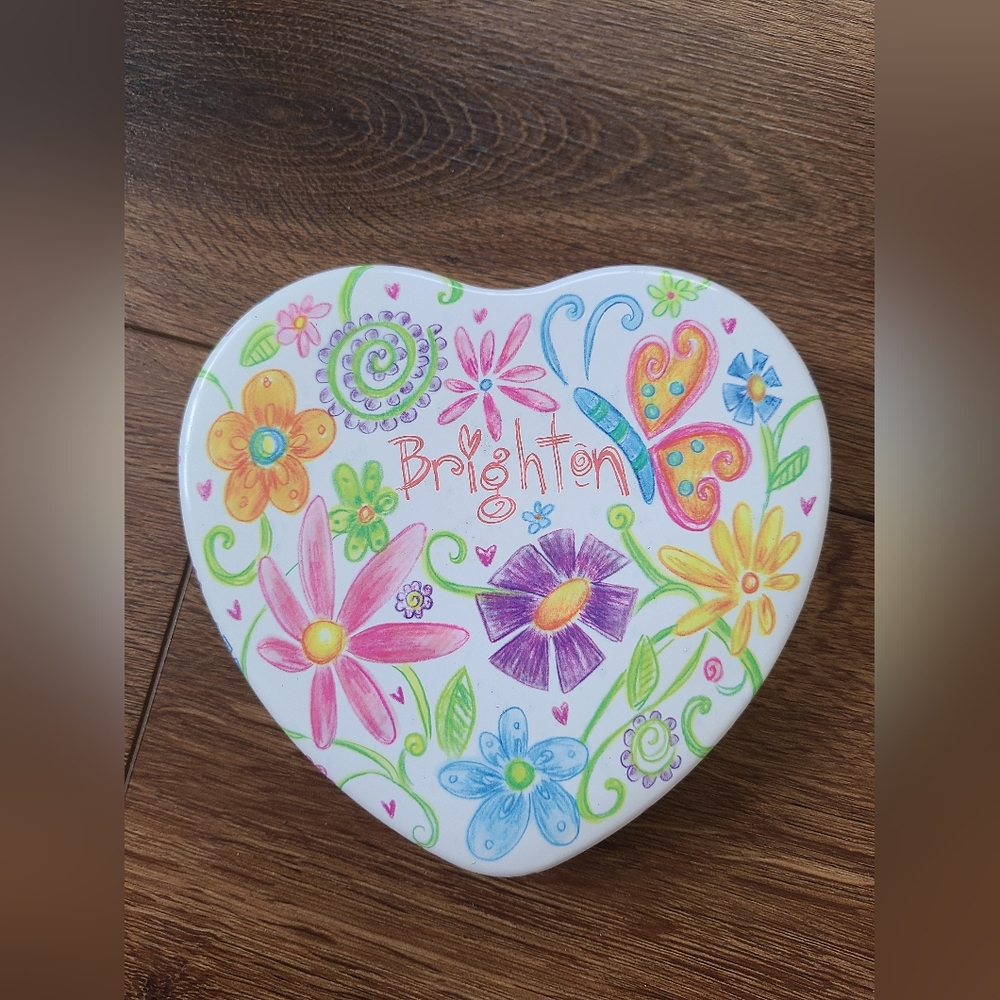 Brighton Heart Shaped 6" Trinket Jewelry Tin
